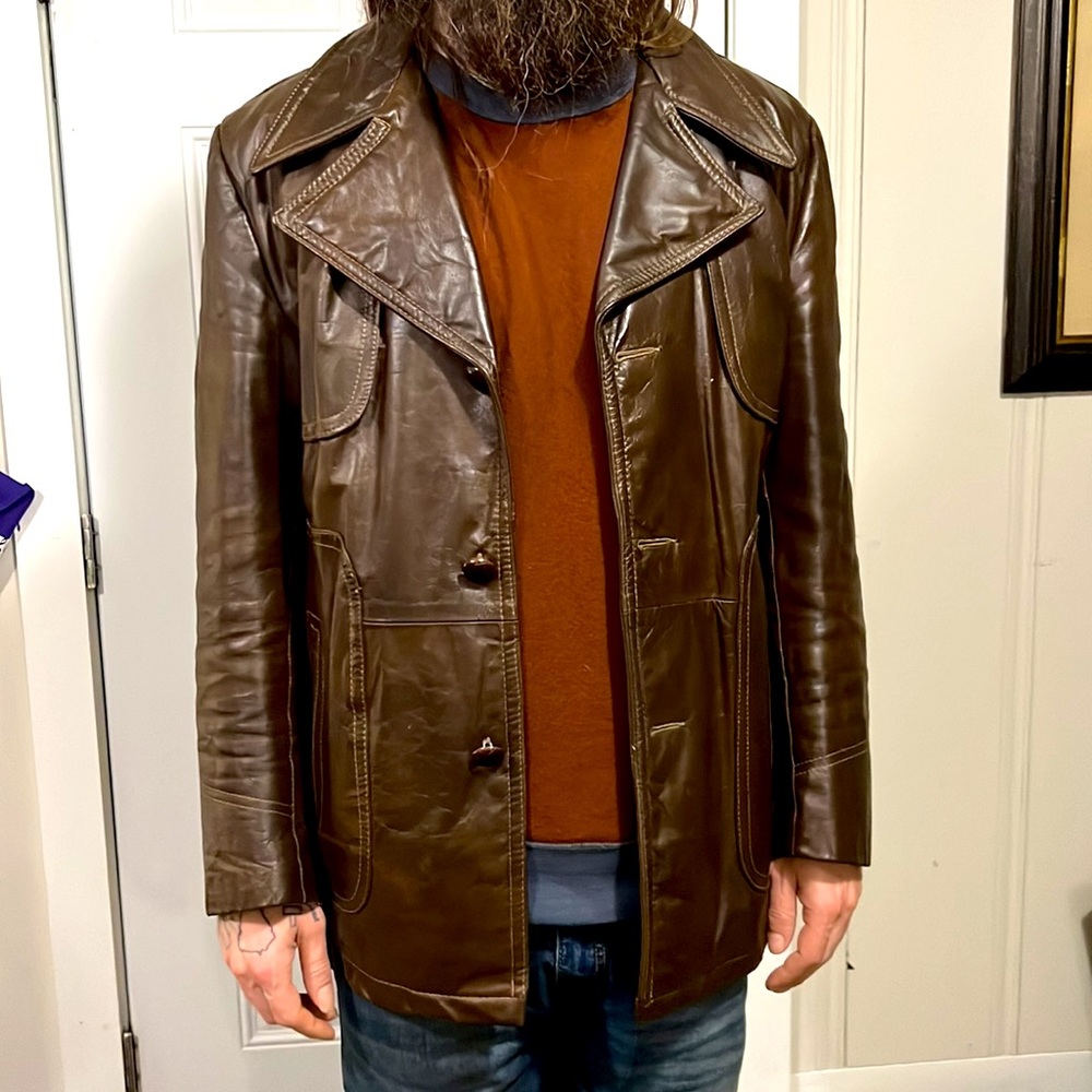 ‘Wilson’s House of Suede’ Vintage Mens Leather Jacket